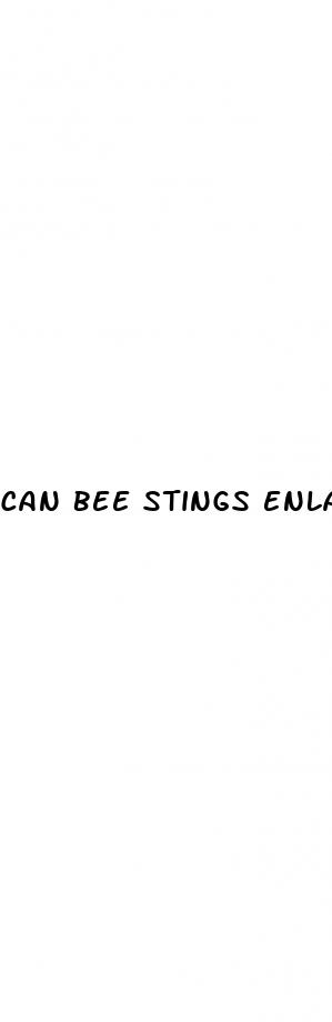 can bee stings enlarge the penis