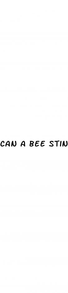 can a bee sting permanantly enlarge your penis