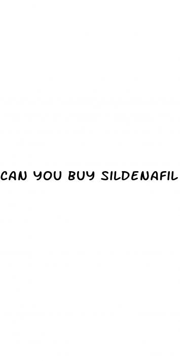 can you buy sildenafil tablets over the counter