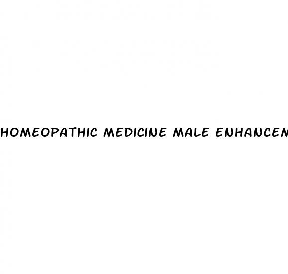 homeopathic medicine male enhancement