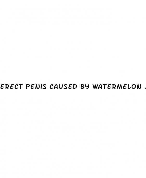 erect penis caused by watermelon juice and lemon