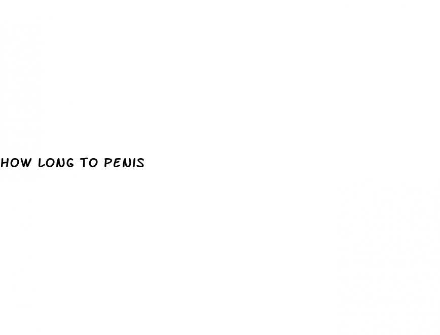 how long to penis