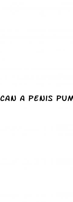 can a penis pump stop an erection