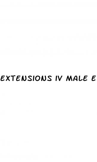 extensions iv male enhancement