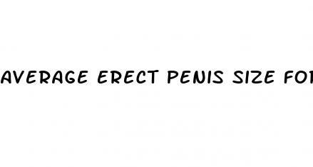 average erect penis size for teens