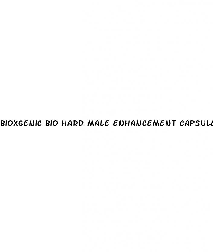 bioxgenic bio hard male enhancement capsules 30ct
