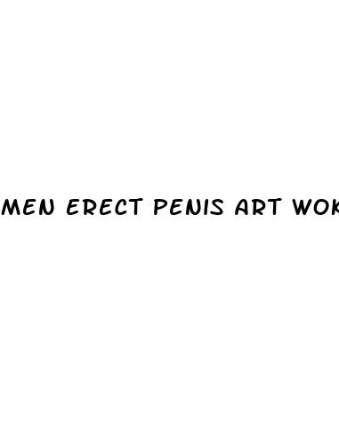 men erect penis art woki