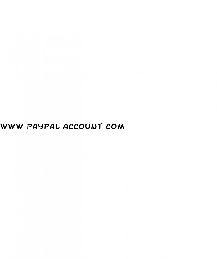www paypal account com
