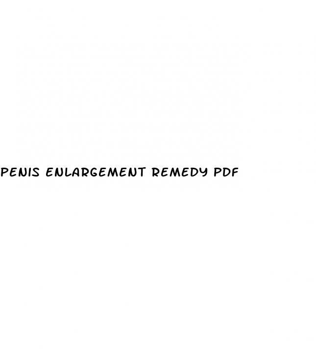 penis enlargement remedy pdf