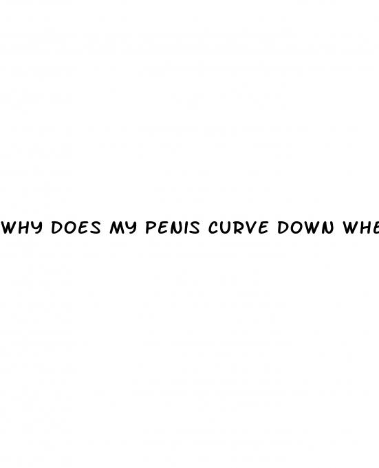 why does my penis curve down when erect