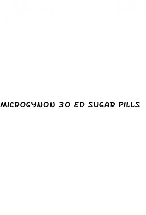 microgynon 30 ed sugar pills