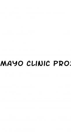 mayo clinic prostate erection pill