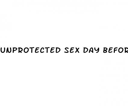 unprotected sex day before sugar pills