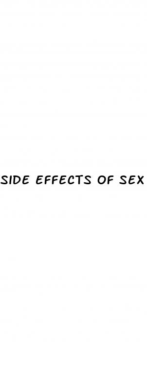side effects of sex performance pills