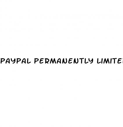 paypal permanently limited 2023