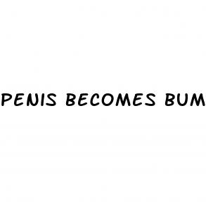 penis becomes bumpy when erect