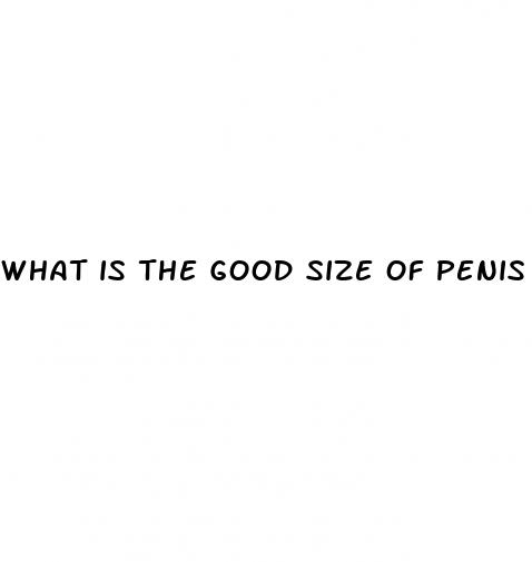 what is the good size of penis