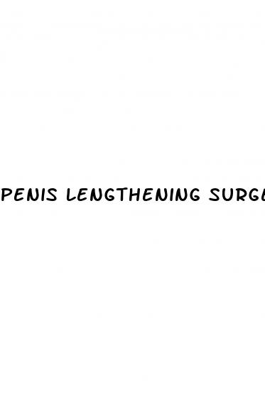 penis lengthening surgery erect length