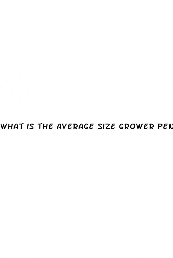 what is the average size grower penis fully erect