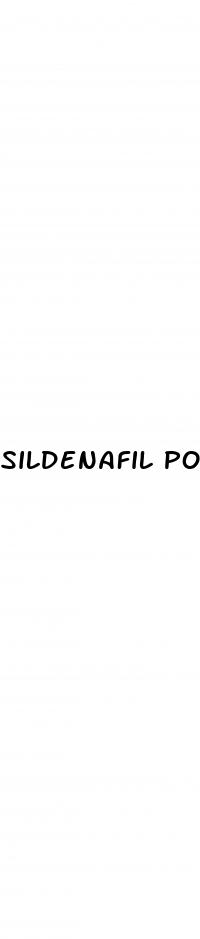 sildenafil power pill 100