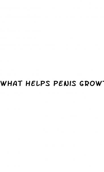 what helps penis growth