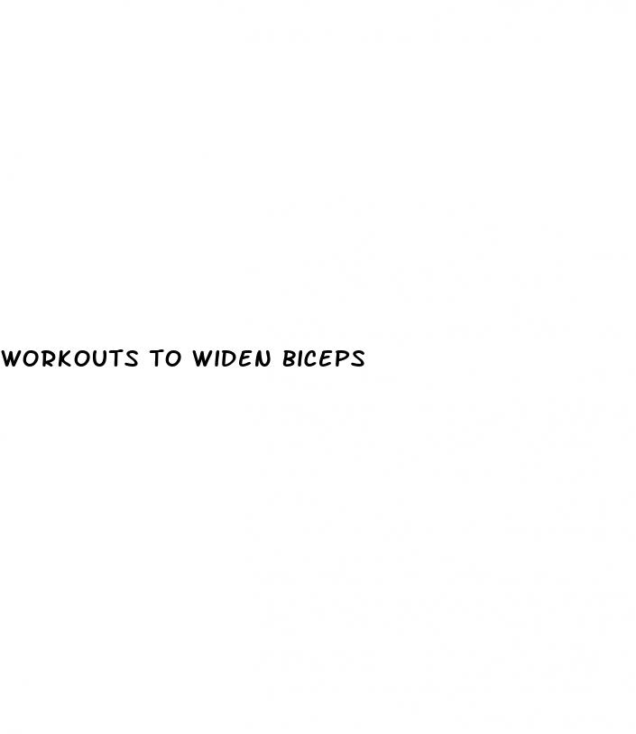 workouts to widen biceps
