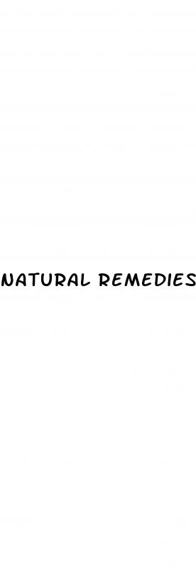 natural remedies for penis enlargement
