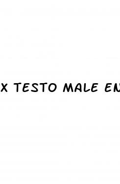 x testo male enhancement