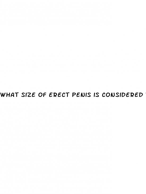 what size of erect penis is considered to be average