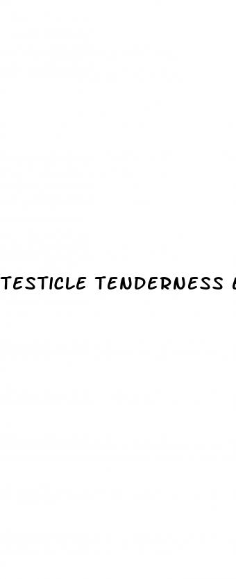 testicle tenderness erection not as strong smelly penis