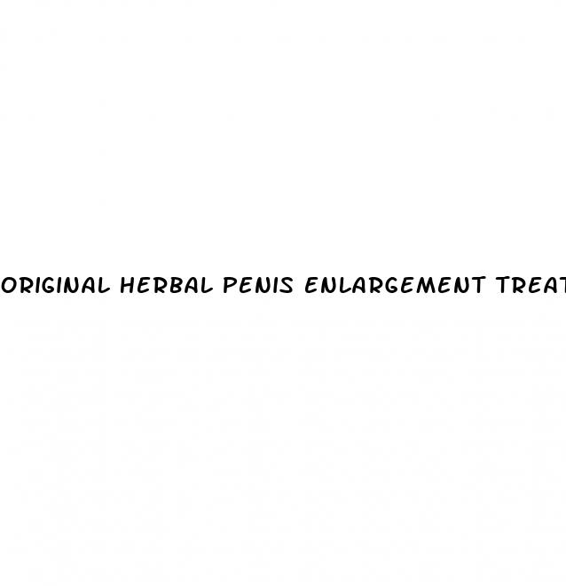 original herbal penis enlargement treatments