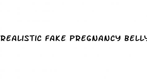 realistic fake pregnancy belly