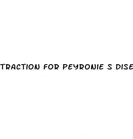 traction for peyronie s disease