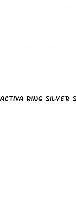 activa ring silver stainless steel penis ring impotence erection aid
