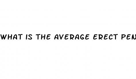 what is the average erect penis girth