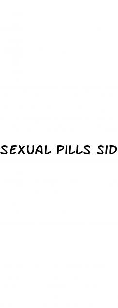 sexual pills side effects