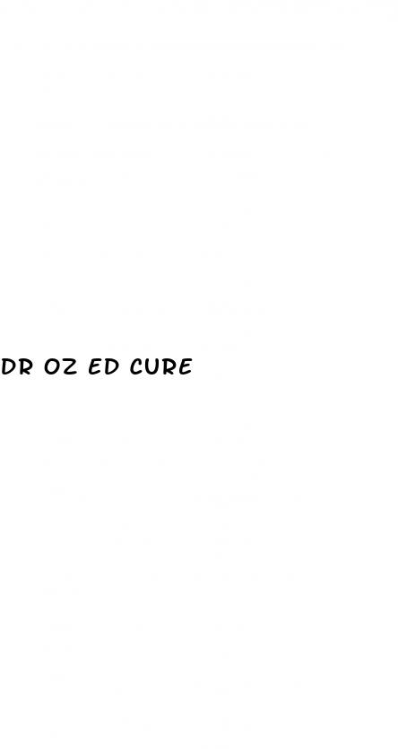 dr oz ed cure