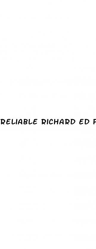 reliable richard ed pills
