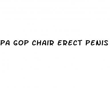pa gop chair erect penis