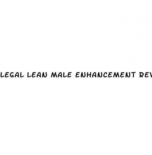 legal lean male enhancement review