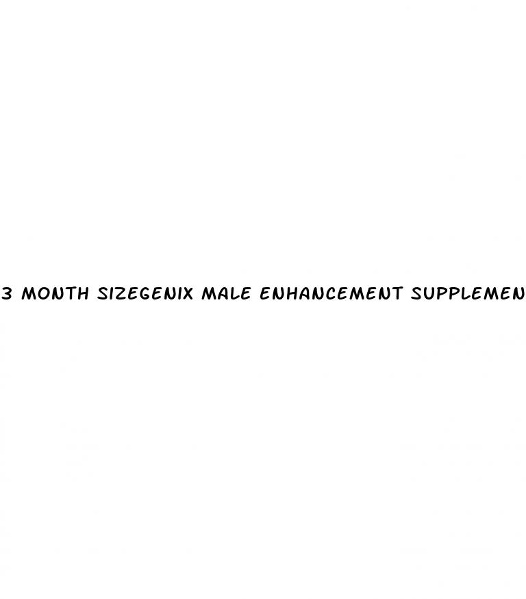 3 month sizegenix male enhancement supplement reviews