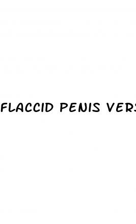 flaccid penis versus erect