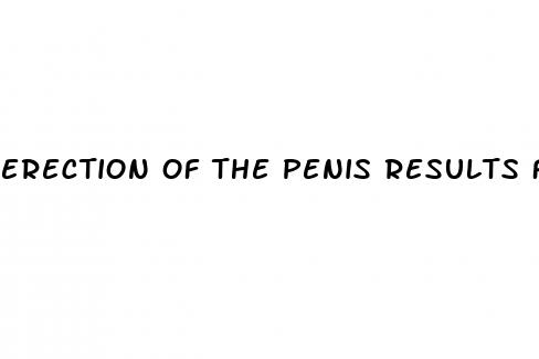 erection of the penis results from what