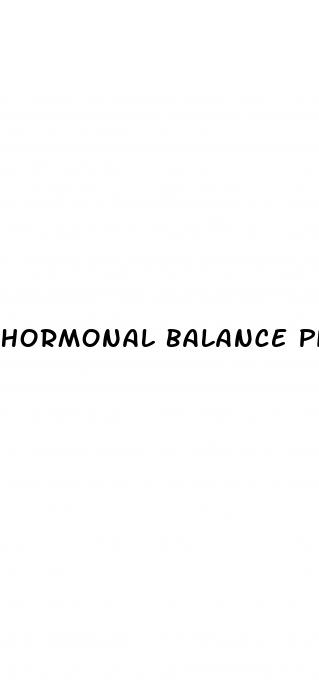 hormonal balance pill for sex