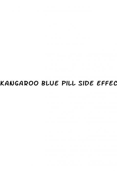 kangaroo blue pill side effects