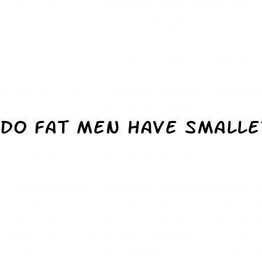do fat men have smaller penises
