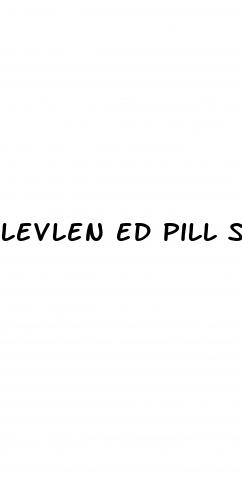 levlen ed pill strength
