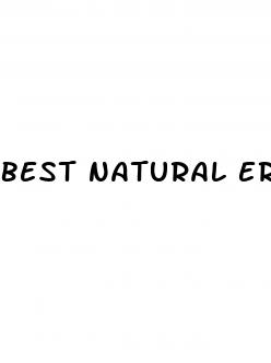 best natural erection pills