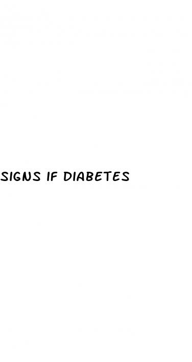 signs if diabetes