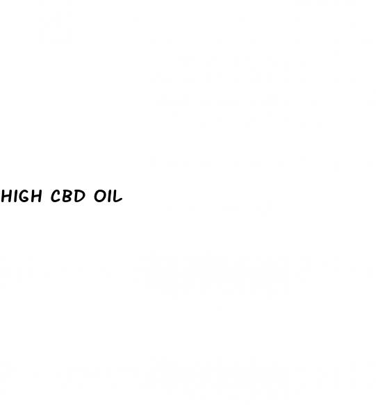 high cbd oil